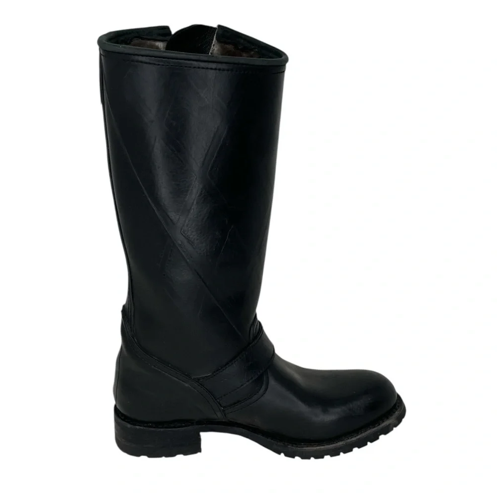 Frye boots rubber